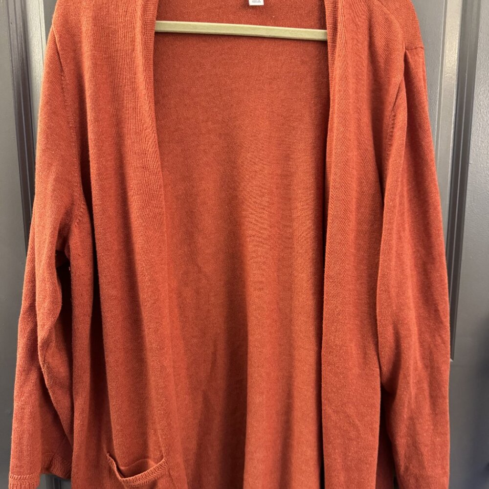 Cozy Knit Cardigan with pockets - 2X